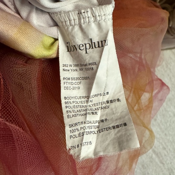 Iloveplum b.a.e. Watercolor tutu dress toddler girls 2T barely worn! - Picture 3 of 4